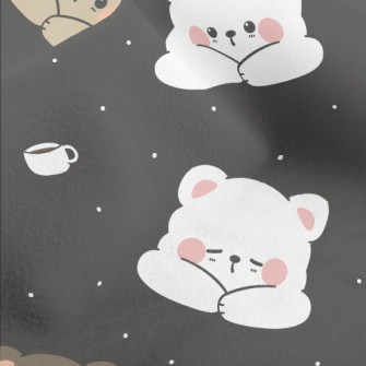 Cute Little Bear Sleeping Micro Fleece