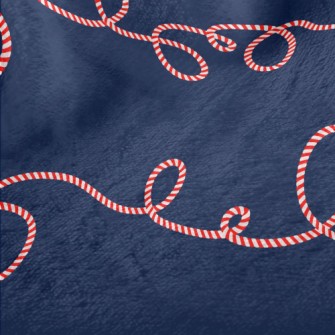 Curved Christmas Candy Minky