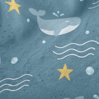 Cute Cartoon Whale Minky