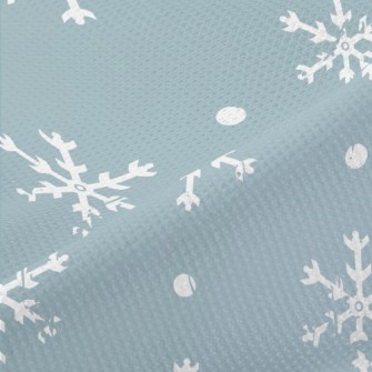 Broken White Snowflakes Piqué