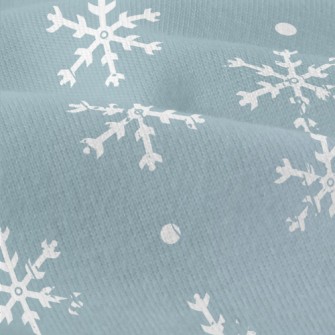 Broken White Snowflakes Modern Jersey