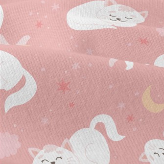 Cartoon Elegant White Cat Modern Jersey