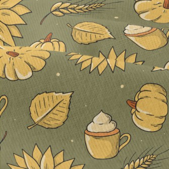 Hand Drawn Autumn Thanksgiving Modern Jersey