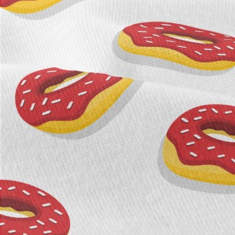 Red Frosted Donut Modern Jersey