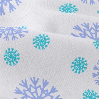 Two-color Beautiful Snowflakes Modern Jersey