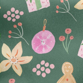 Hand Painted Watercolor Gift Jersey Backed Fleece