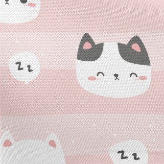 Cute Wink Cat Pongee