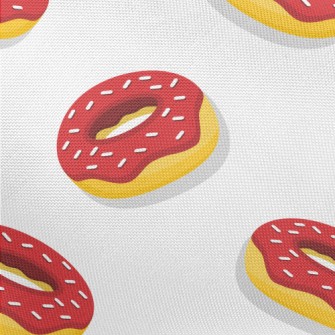 Red Frosted Donut Pongee