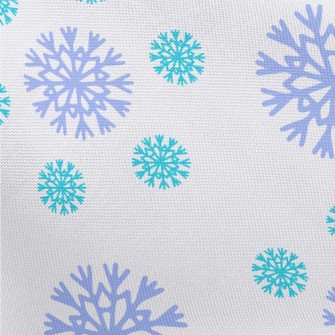 Two-color Beautiful Snowflakes Pongee