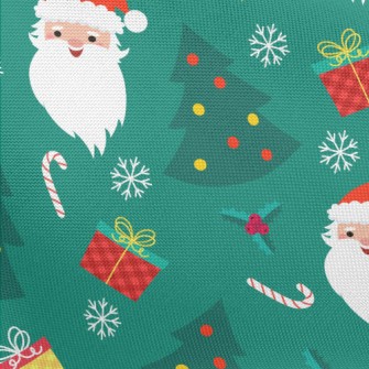 Friendly Santa Claus Pongee