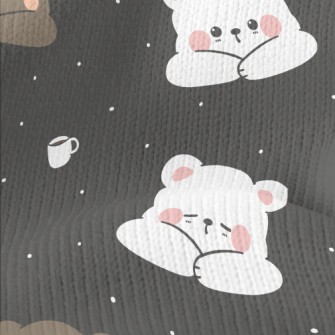 Cute Little Bear Sleeping Stretch Jersey