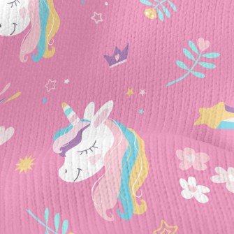 White Unicorn Stretch Jersey
