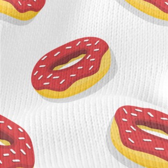 Red Frosted Donut Stretch Jersey