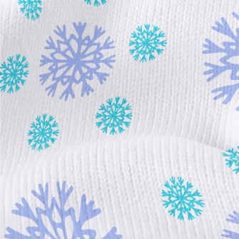 Two-color Beautiful Snowflakes Stretch Jersey