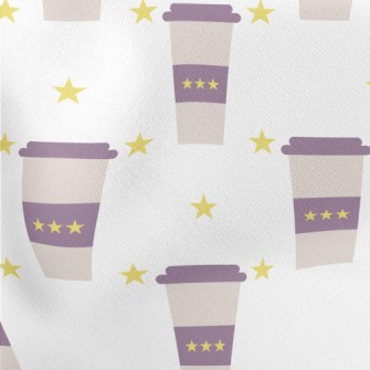 Takeaway Hot Coffee Lightweight Cotton Poplin