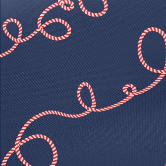 Curved Christmas Candy Midweight Cotton Poplin