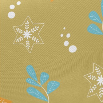 Star Snowflake Midweight Cotton Poplin