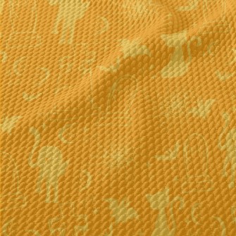 Halloween Elements Silhouette Birdseye Piqué