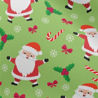 Happy Singing Santa Claus Chiffon