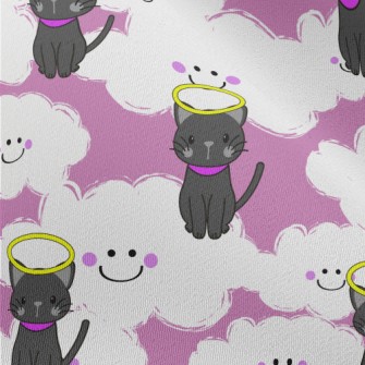 Angel Cat In Heaven Chiffon