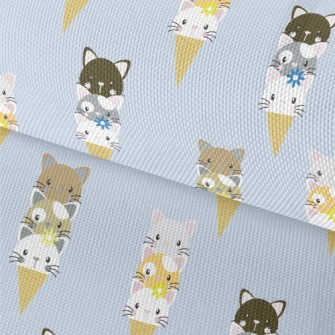 Cat Ice Cream Cone Waterproof Oxford