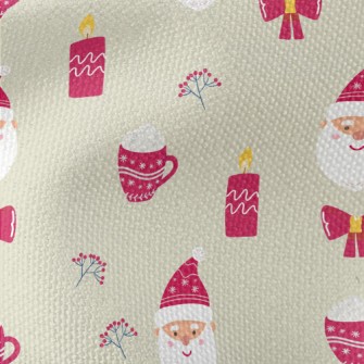 Cute Santa Claus Doodle Waterproof Canvas