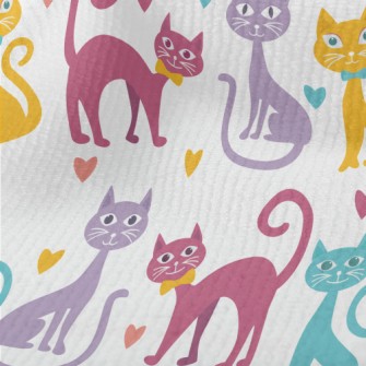 Colorful Cartoon Cat Terry