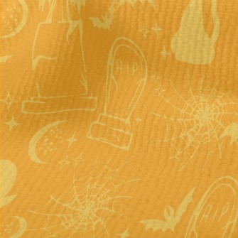 Halloween Elements Silhouette Terry