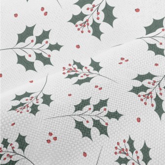 Eastern Blue Twigs And Berries Performance Linen