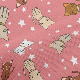 Cartoon Cat With Stars Performance Linen