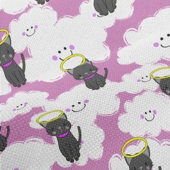 Angel Cat In Heaven Performance Linen