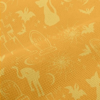Halloween Elements Silhouette Performance Linen