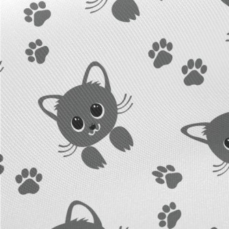 Cute Big Eyes Cat Twill