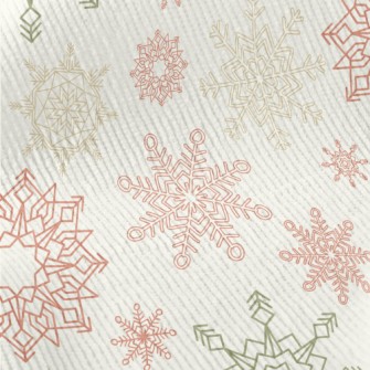 Colorful Beautiful Snowflakes Standard Corduroy