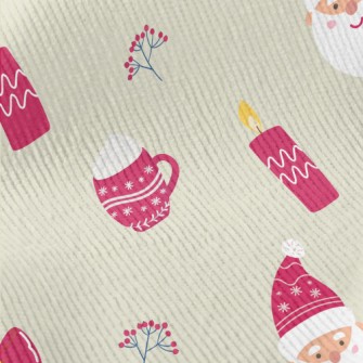 Cute Santa Claus Doodle Standard Corduroy
