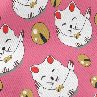 Japanese Lucky Cat Standard Corduroy