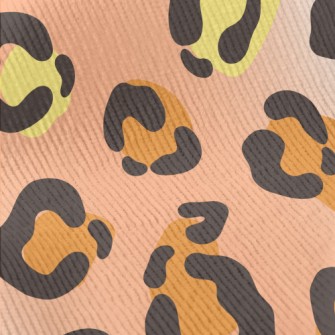Two-tone Leopard Print Standard Corduroy