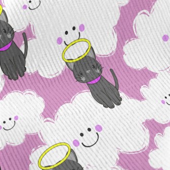 Angel Cat In Heaven Standard Corduroy