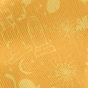 Halloween Elements Silhouette Standard Corduroy