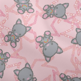 Cute Rainbow Teddy Cat Dobby