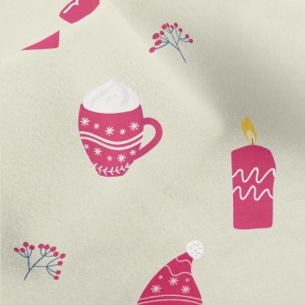Cute Santa Claus Doodle Micro Fleece