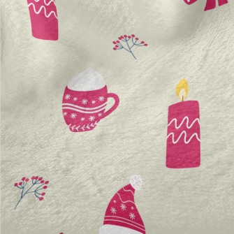 Cute Santa Claus Doodle Minky