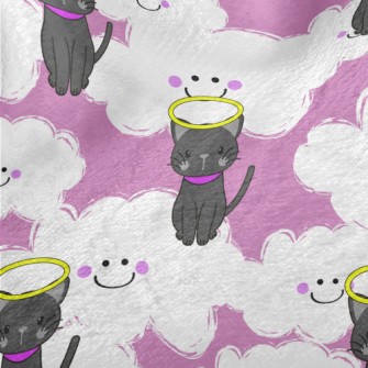 Angel Cat In Heaven Minky