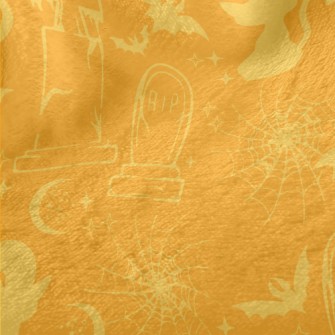 Halloween Elements Silhouette Minky