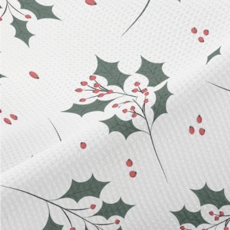 Eastern Blue Twigs And Berries Piqué