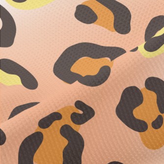 Two-tone Leopard Print Piqué