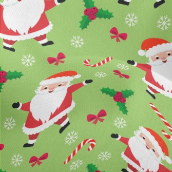 Happy Singing Santa Claus Lightweight Performance Linen