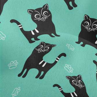 Cartoon Cat Lightweight Performance Linen