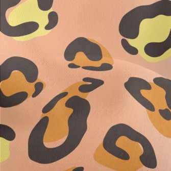 Two-tone Leopard Print Lightweight Performance Linen