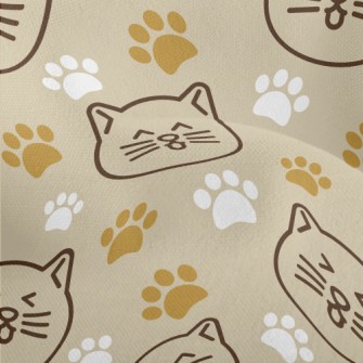Japanese Style Smiling Cat And Lightweight Performance Linen